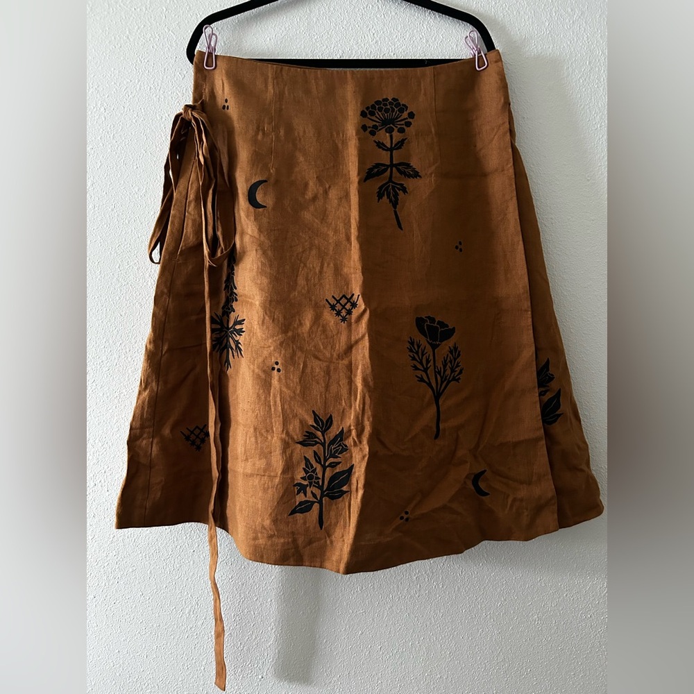 Sister Nettle Linen Wrap Skirt